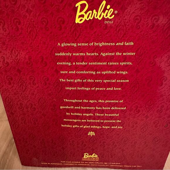 NEW 2000 Barbie Holiday Angel Collector Edition Second in Series Mattel 29769 - Picture 7 of 11